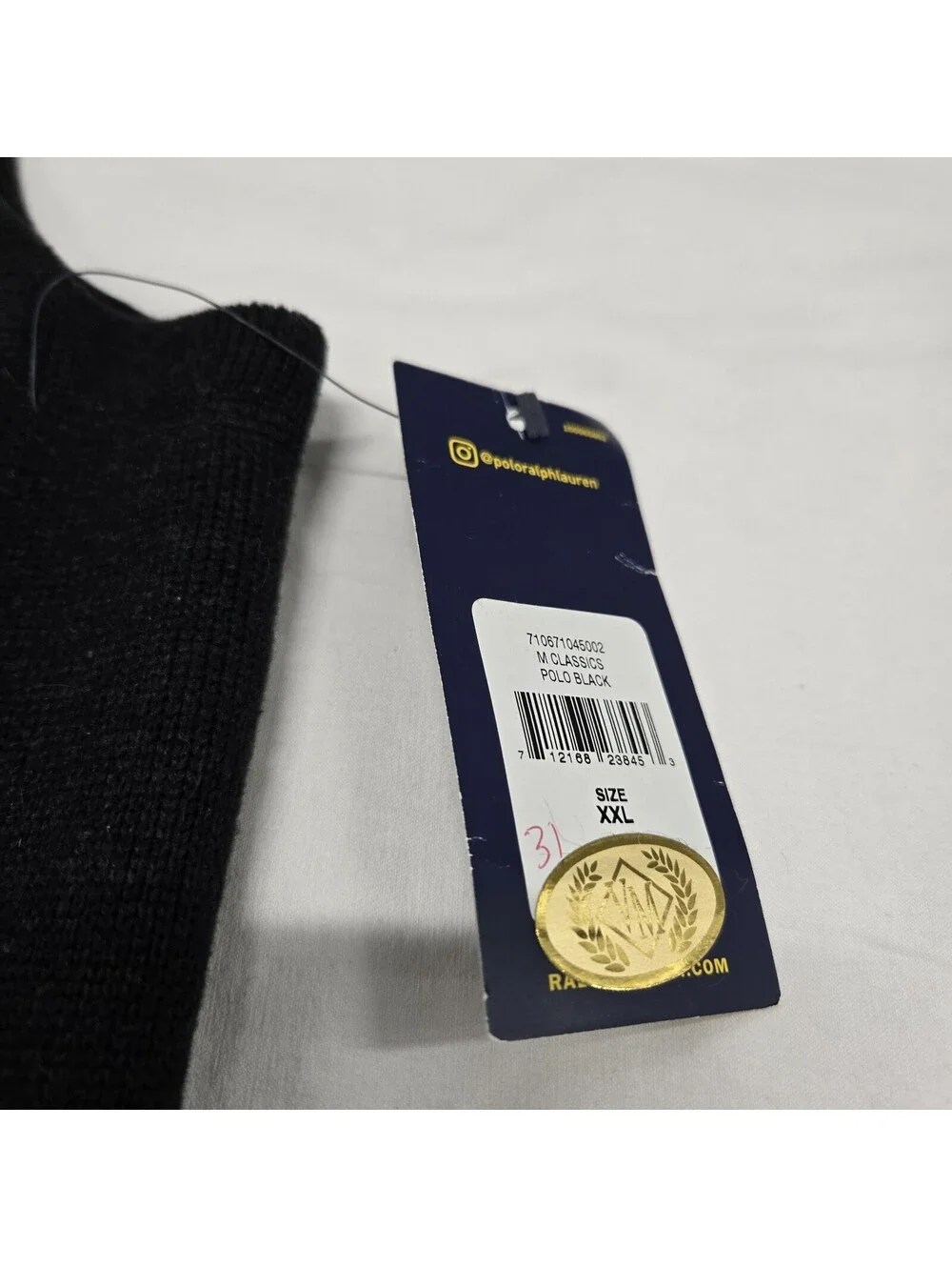 NWT Men's XXL Polo Ralph Lauren Grey Sweater Vest Full-Zip Performance Pockets